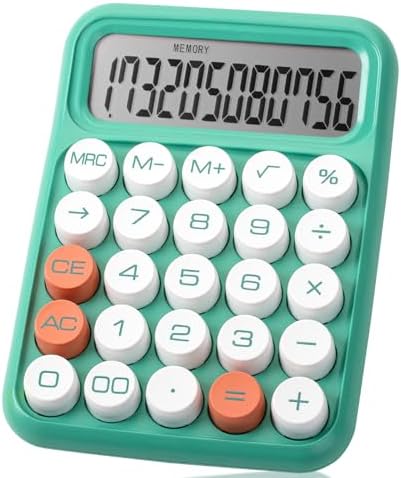 Mr. Pen- Mechanical Switch Calculator, 12 Digit Large LCD Display