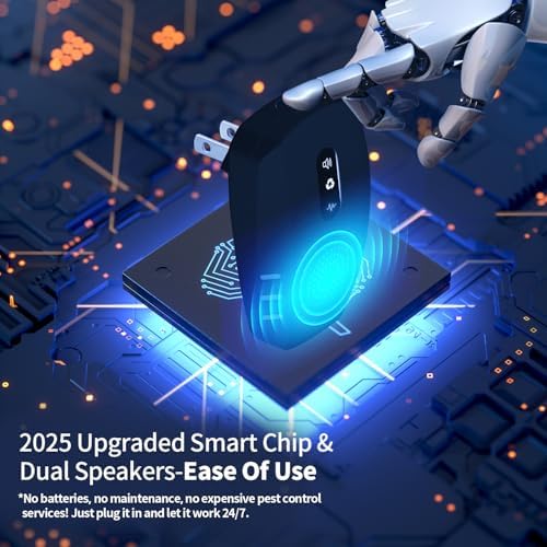 2026 Cvtayn Upgraded Ultrasonic Pest Repellent Indoor Repeller, Mouse Traps, Repellent Roach, Mouse, Bugs, Mosquito, Mice, Spider, Ant, Rodent Repellent Ultrasonic Plug in, 3 Mode Switching,6 Pack