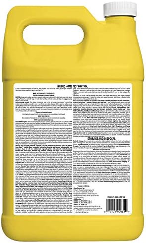 Harris Home Insect Killer, Liquid Gallon Spray with Odorless and Non Staining Residual Formula - Kills Stinkbugs, Ants, Roaches, Spiders, Fleas, Mosquitos, Moths, Scorpions, Flies and Silverfish