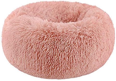 Cat Bed for Indoor Cats,Mini Plush Self Warming Kitten Bed, 20 Inch | Soft Round Fluffy Dog Bed and Cat Nest for Kittens and Small Dogs, Cozy Medium Bed for Indoor and Warm Autumn or Winter Sleep