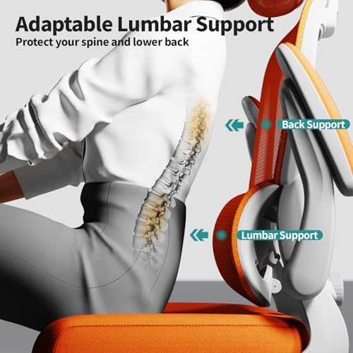 TRALT Office Chair Ergonomic Desk Chair - Gaming Chair with Lumbar Support