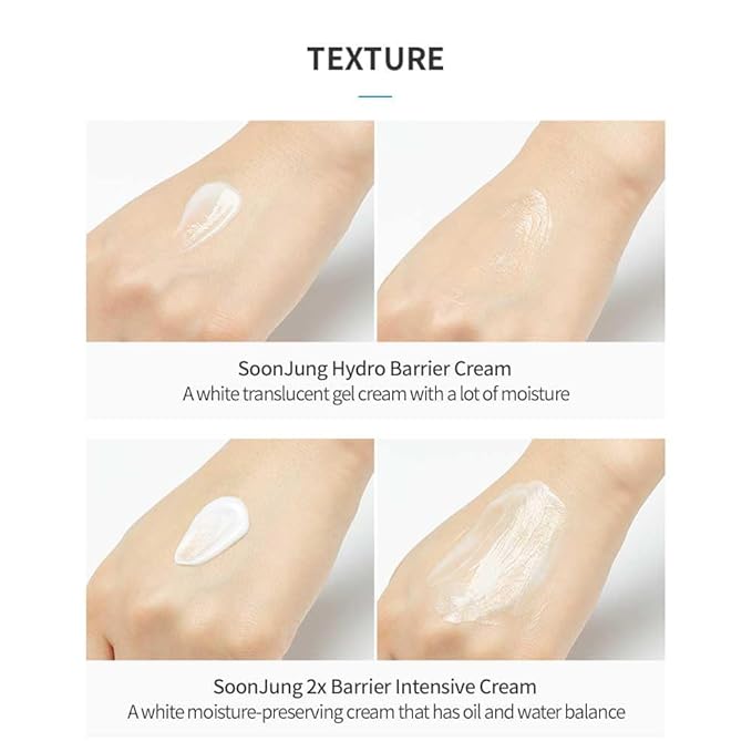 ETUDE SoonJung Hydro Barrier Cream Big Size 1+1 Set, Face Moisturizer for Sensitive Skin, 92.2% Hydrating Ingredients, Low pH Level 5.5, Dermatologically Tested, Korean Skin Care, Beauty (8.80 Fl Oz)