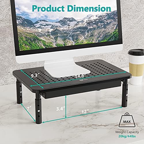 WALI Computer Monitor Stand with Storage