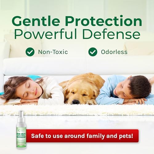 Travel Bed Bug Spray Killer for Mattress, TSA Approved, Lice & Mite, 3oz
