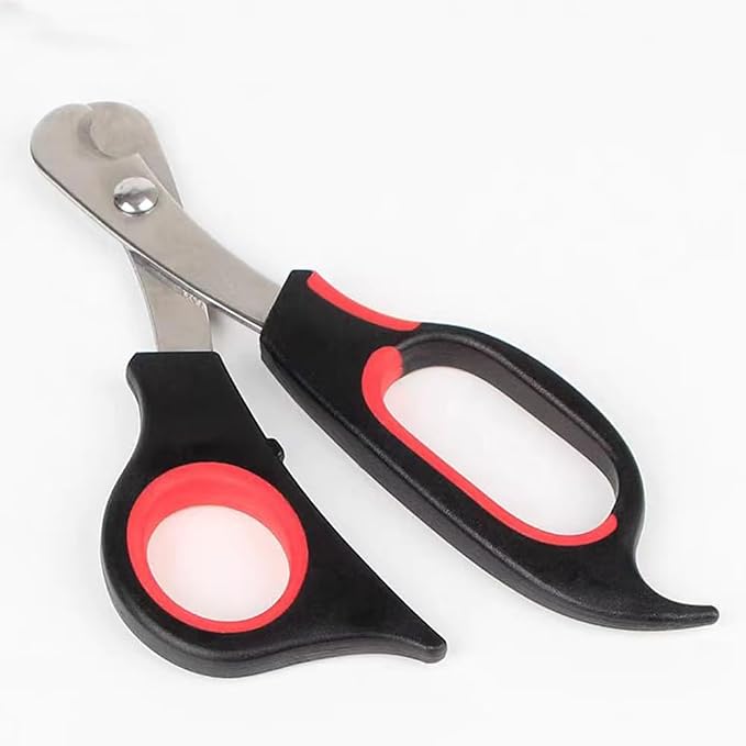 Pet Nail Clippers for Small Animals, Stainless Steel Cat Nail Trimmers with Non-Slip Handle, Safe & Sharp Claw Cutter for Puppies, Cats, Rabbits and Ferrets | Featuring Non-Slip Handle, Safe & Sharp Claw Cutter for Puppies, Cats, Rabbits and Ferrets