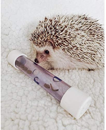 Exotic Nutrition Rolling Forage Cylinder - Fun & Unique Forage Toy - Sugar Glider, Hedgehog, Squirrel, Chinchilla, Prairie Dog, Degu, Chicken, Bird, Skunk, Rabbit, Hamster, and Other Small Animals