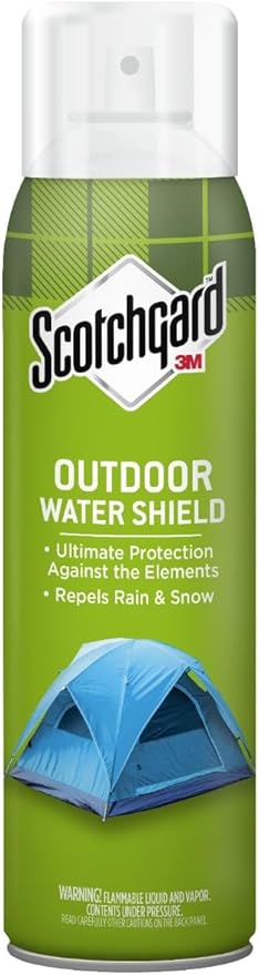 Scotchgard Outdoor Water Shield 10.5 oz Waterproofing Spray – Heavy Duty Water Repellent for Outdoor Fabric, Patio Cushions, Tents, Boots, Umbrellas & More, Dries Odorless and Won’t Stiffen Material