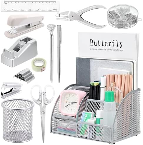 13-in-1 Office Desk Organizer Set for Back to School Supplies Accessories