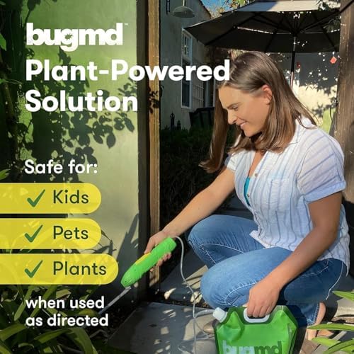 BugMD Pest Blaster Kit - Rechargeable Power Sprayer, Batteries Included