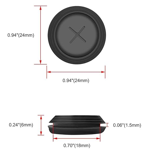 6 Pcs Black Rubber Meat Probe Grommet Replacment Parts for Traeger Wood Pellet Grills,Grills and Outdoor Cooking,Outdoor Cooking Tools and Accessories,Cleaning and Maintenance Tools