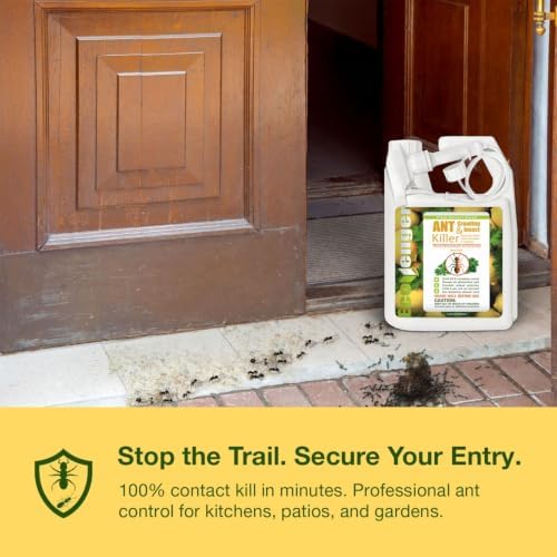 EcoVenger® Ant Killer & Nest Treatment (32 OZ), Fast Kills House Ants, Fire Ants, Lasting Repellency, Safe for Children & Pets