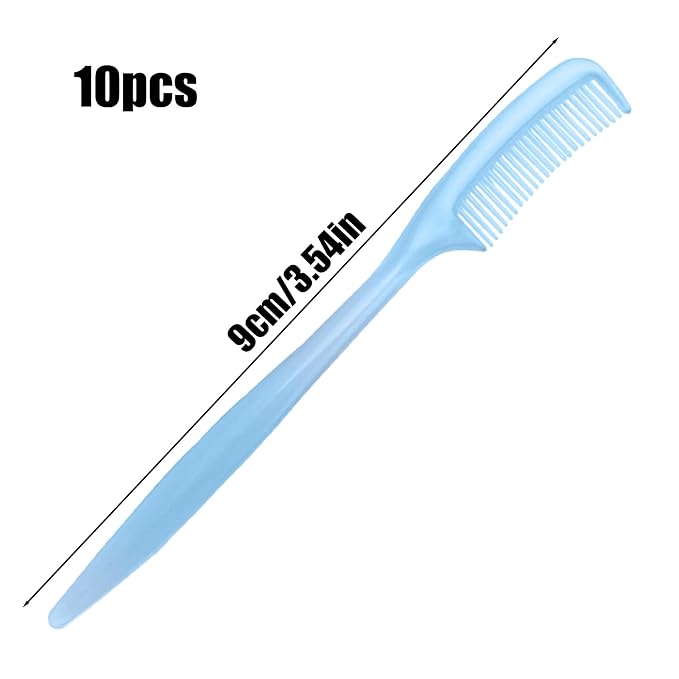 Bunny Brush, 10 Pieces Small Animal Hair Grooming Tool, 9cm, Hamster Cleaning Supplies, Ferret Coat Care Accessory, Sensitive Skin Grooming Comb, For Tiny Pet Indoor Home Daily Care