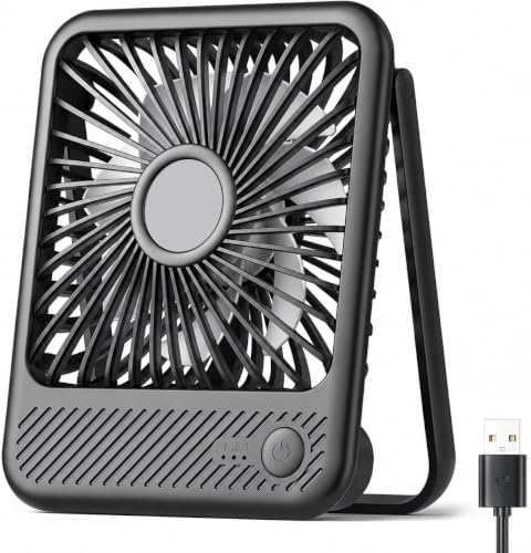 Koonie USB Desk Fan, Strong Wind Ultra Quiet Small Mini Fan