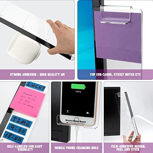 MDOZQ Office Desk Accessories 2pcs Sticky Note Holder Phone Holder