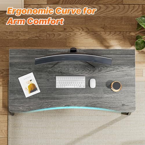 Huuger Folding Desk for Small Spaces, 39.4 Inch Foldable Computer Table