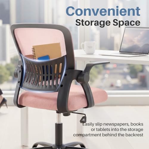 DUMOS Office Desk Chair, Lumbar Support Mesh Home Chair