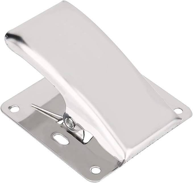 Fish Clamp, Stainless Steel with 6 Screws Fillet Tool for Cleaning Tables Bait Boards Fishing Reels Maintenance for Anglers and Outdoor Cleaning Scenarios