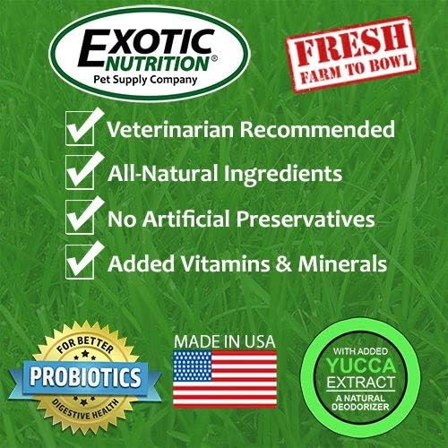 Berries & Bugs (10 lb.) - All Natural High Protein High Fiber Insectivore Diet with Fruit, Gut-Loaded Insects, & Healthy Vitamins - Hedgehogs, Sugar Gliders, Skunks, Opossums & Other Insectivores