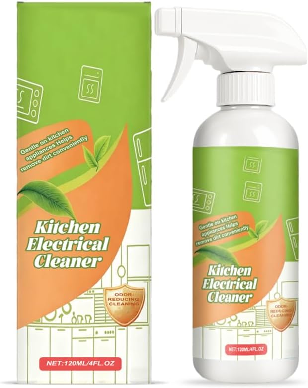 Electrolyzed Ion Kitchen Cleaner Spray, Cleanse Kitchen Appliance Cleaner, Multi-purpose Household and Kitchen Cleaning Spray, Multi-purpose Cleaner for Oven, Stove, Range Hood & Appliances (2)