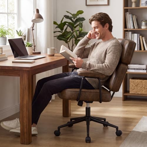 OLIXIS Office Desk Chair, Computer Chair with Lumbar Support