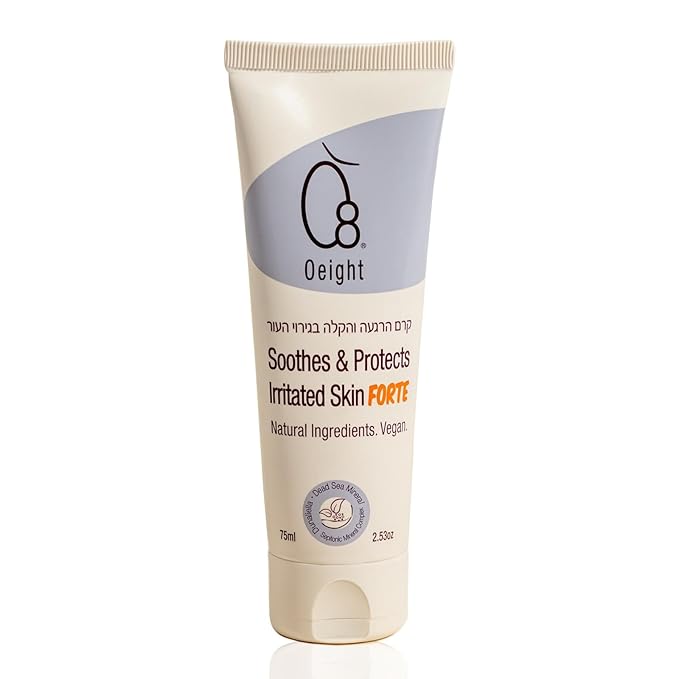 Oeight Baby Skin Irritation Cream Soothe & Protect Irritated Skin Forte for Baby, Kids Irritated Face Cream Skin Relief Dermatologist Tested and Hypoallergenic Gentle Eczema Therapy - Made in Israel