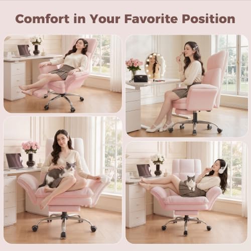 Big and Tall Office Chair, Flip Armrests for Pets & Cross Legged Sitting