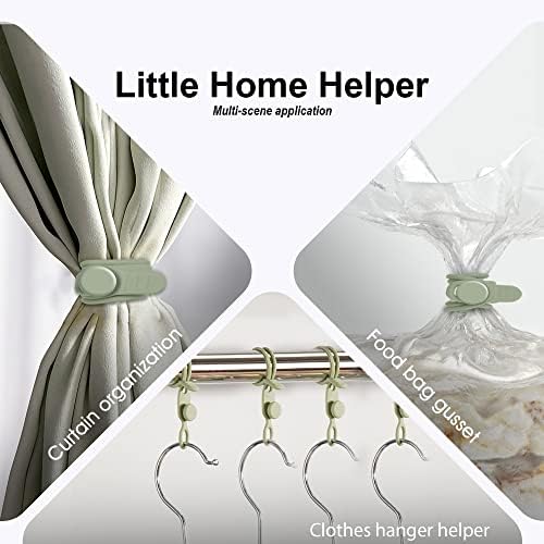 Silicone Cable Ties, Cord Organizer Cable Management,2Sizes-Green