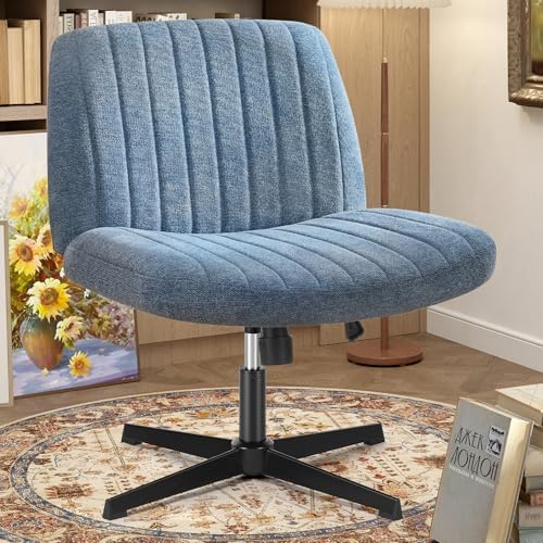 OLIXIS Criss Cross Chair, Vanity Chair, Home Office Desk