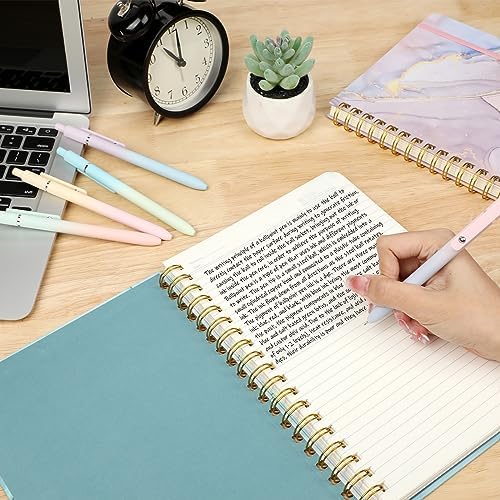 Ddaowanx Gel Pens,5 Pcs 0.5mm Retractable Quick Dry Black Ink Pens
