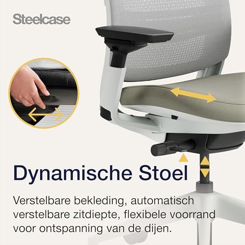 Steelcase Ergonomic Office Chair Series 2 Lumbar Support Truffle