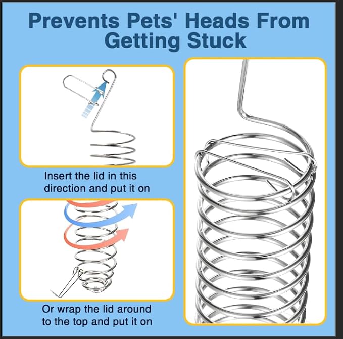 5PCS Rat Enrichment Toys, 304 Stainless Steel Pet Rats Accessories for Various Treats Slow Feeder, Hanging Rodent Rat Stuff Foraging Toy