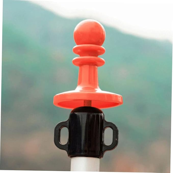 6pcs Outdoor Thunder Protection Cap Lightweight Insulated Canopy Safety Hat for Camping Tent Support and Thunderstorm Protection Red Blue Green