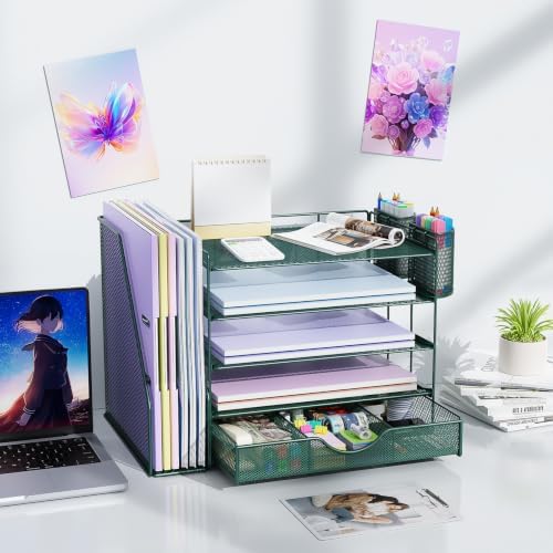 gianotter 5-Tier Desk Organizer with Drawers and File Holders