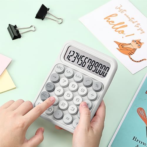 Mr. Pen- Mechanical Switch Calculator, 12 Digit Large LCD Display