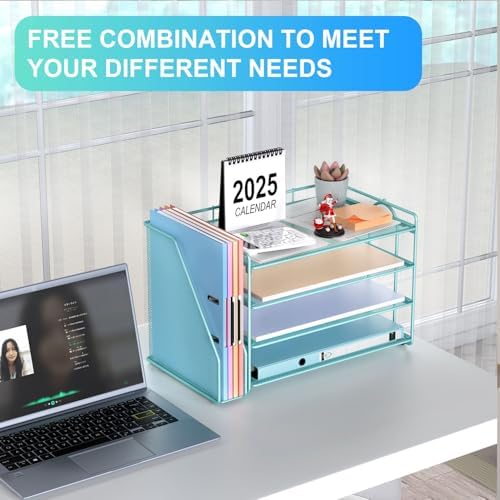 gianotter 4-Tier Paper Organizer With Magazine Holder