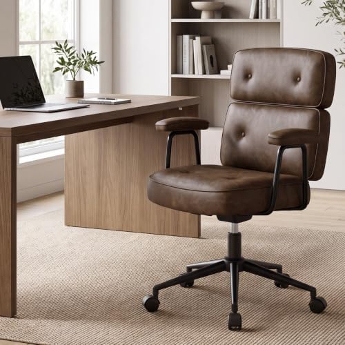 OLIXIS Office Desk Chair, Computer Chair with Lumbar Support