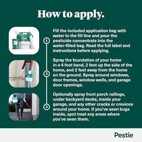 Pestie Home Barrier Pest Control Kit, Bug Spray & Ant Killer for Home