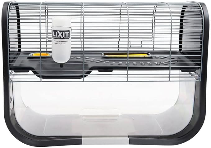Lixit Wide Mouth BPA-Free Cage Water Bottles for Rabbits, Ferrets, Guinea Pigs, Rats, Chinchillas, Hamsters, Mice, Hedgehogs, Gerbils and Other Small Animals. (Translucent, 8 Ounce)
