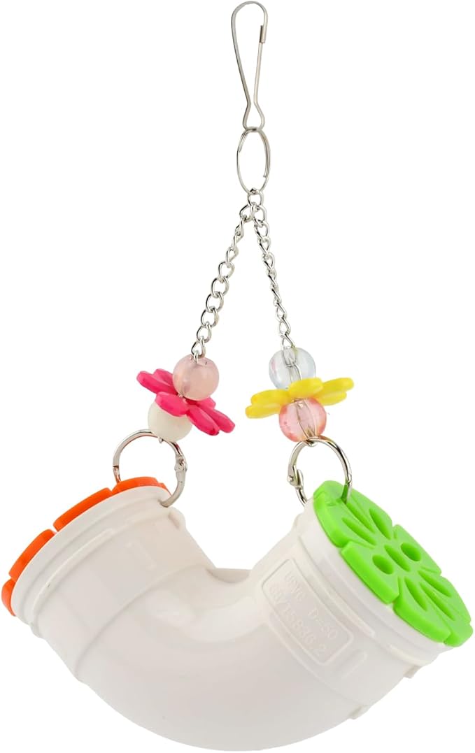 Mouse Rat' Enrichment Toys, Rat' Foraging Toy, Interactive Treat Dispenser Slow Feeder Hanging Fancy Mice Cage Accessories for Ra-ts Guinea Pig Small Pet, Wide Opening (Random)