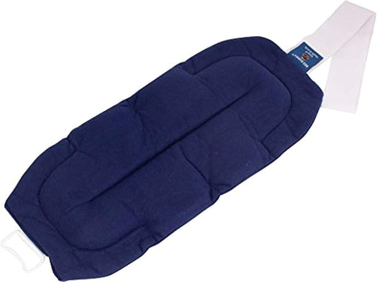 Bed Buddy Back Wrap - Microwavable Heating Pad & Cold Pack for Back, Shoulder, Neck Pain Relief - Moist Heat Therapy Wrap with Adjustable Strap, Soft-Touch Fabric, Reusable & Natural Fill