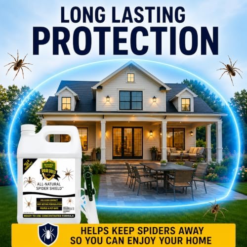 Natural Armor Spider Killer & Repellent - 1 Gallon (128 oz) w/Sprayer
