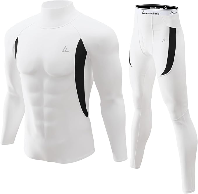 CL convallaria Thermal Underwear Long Johns Set Mens Winter Gift Hunting Gear Sport Base Layer Bottom Top