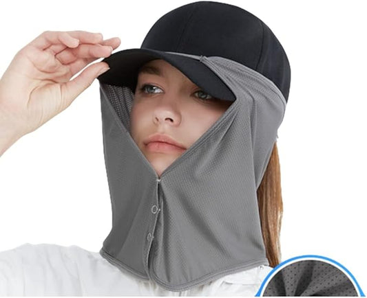 WITHMOONS Sun Face Neck Drape Protection UV Shield Visor Cooling Protection