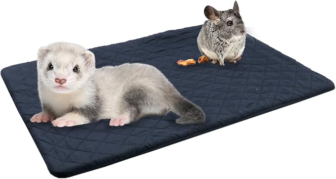 C-LIGHT Ferret Cage Liner, for Ferret Nation & Critter Nation Cage, 4-Layer Absorbent Pad with Ultrasonic Welding, Chinchilla Cage Accessories kit, Anti-Leak, Odor Control (Bottom PAN Liner)