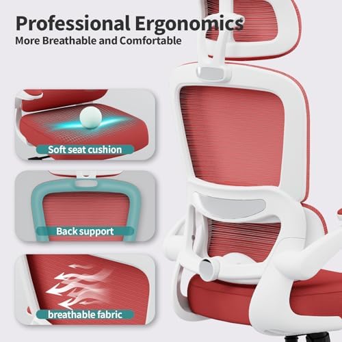 TRALT Office Chair Ergonomic Desk Chair - Gaming Chair with Lumbar Support
