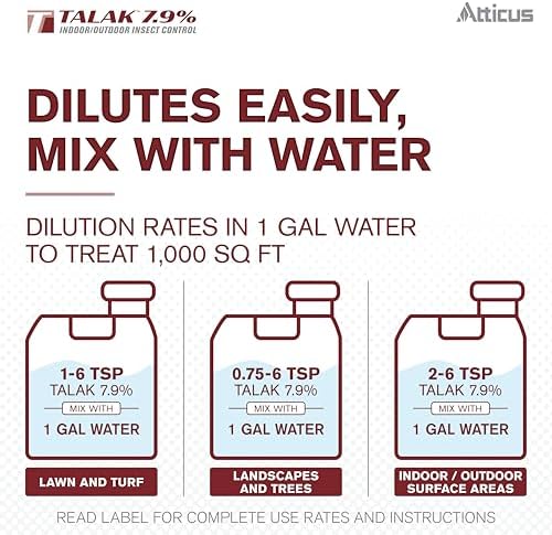 Atticus Talak 7.9% Indoor/Outdoor Bifenthrin Insecticide Concentrate (32oz)