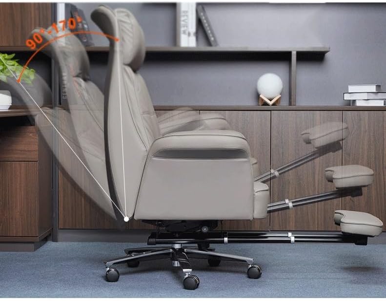 VIDI Office Chair High Back Desk Executive Swivel Boss with Footstool