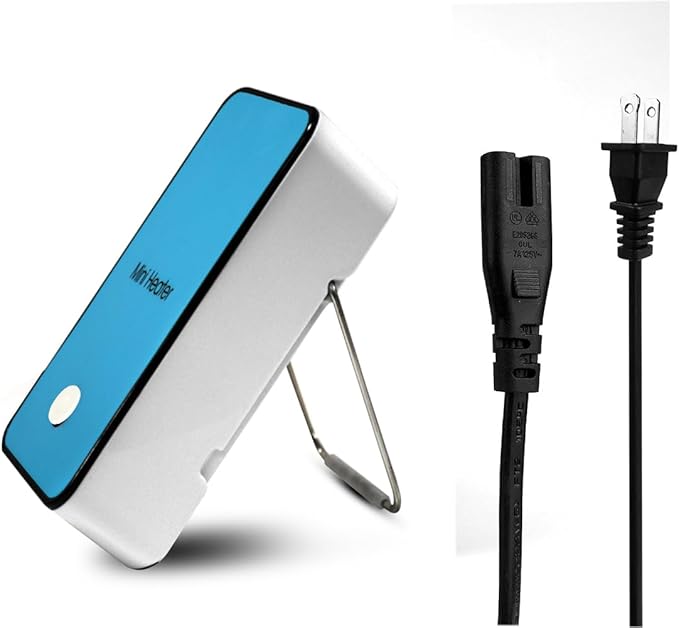 Safety Energy-saving Heater Mini Portable Room Office Desktop Electric Fan Heater Air Warmer Blue