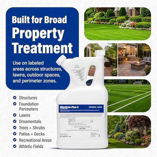 Bifenthrin-Plus-C Insecticide, 1 Gal Roach Killer Indoor