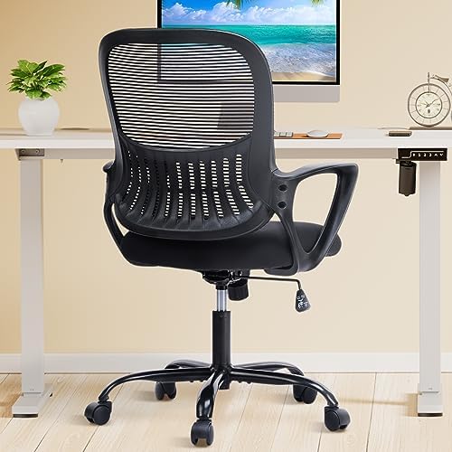 DUMOS Office Chair, Ergonomic Mesh Home Desk Chair, Lumbar Support